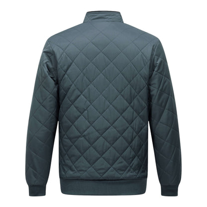CHAQUETA DE FORRO POLAR A ROMBOS