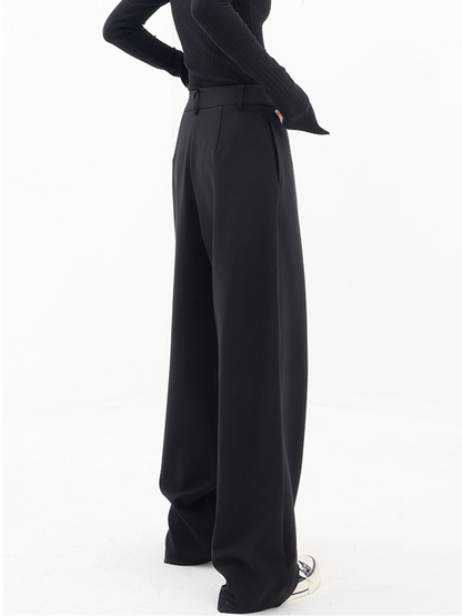 Valentina™ | Pantalón de Vestir Pierna Ancha Cintura Estructurada