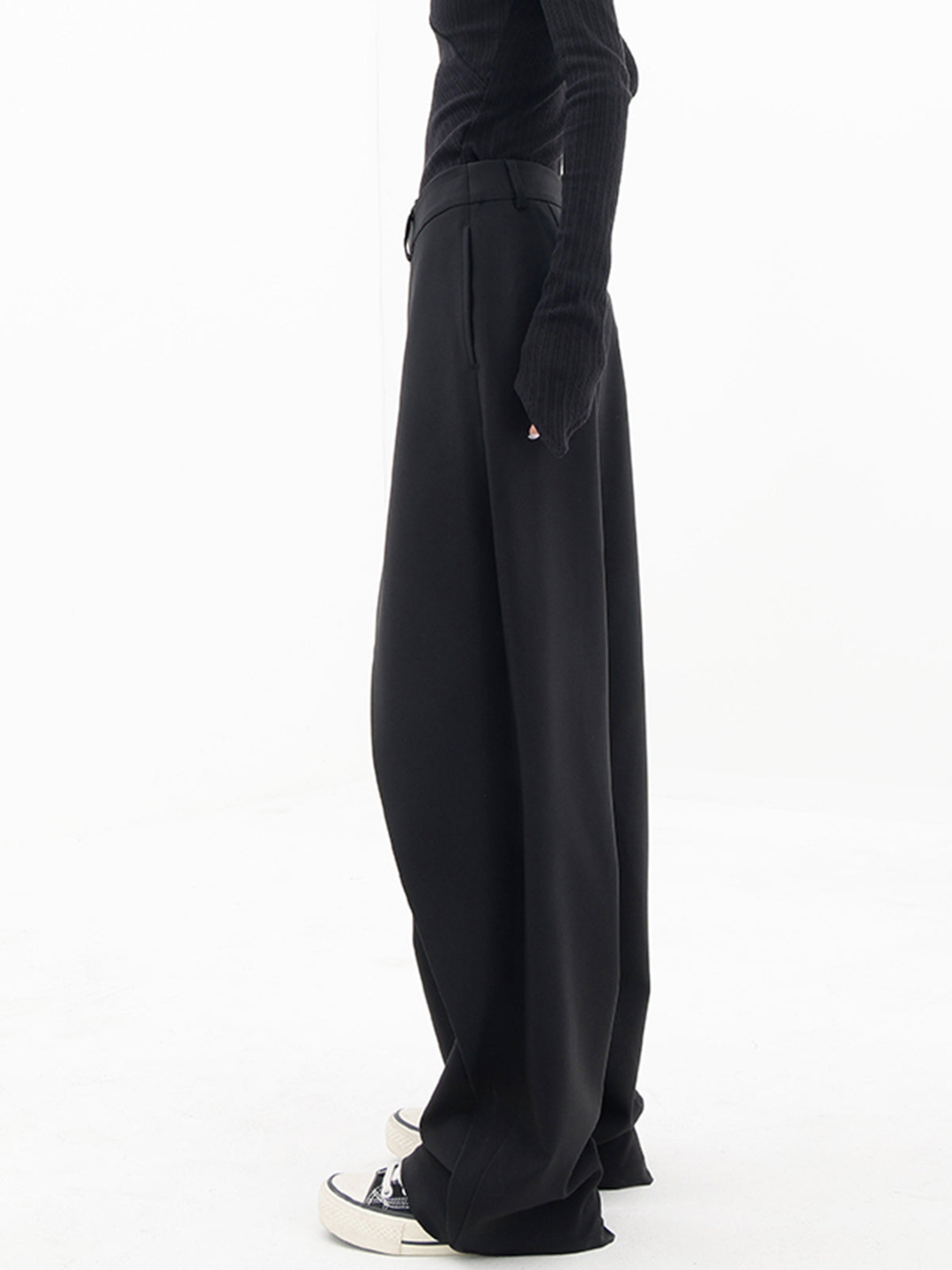 Valentina™ | Pantalón de Vestir Pierna Ancha Cintura Estructurada
