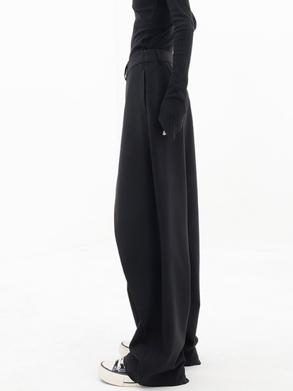 Valentina™ | Pantalón de Vestir Pierna Ancha Cintura Estructurada
