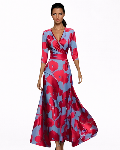 Catalina™ | Vestido largo floral elegante