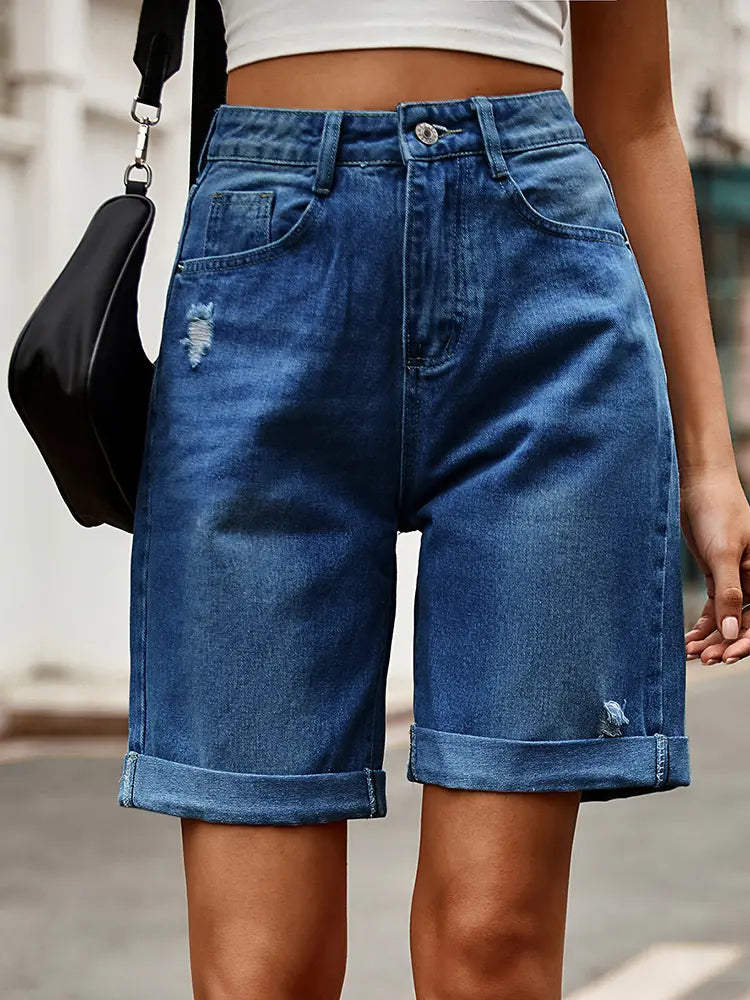 Charlotte™ | Short Bermuda Desgastado
