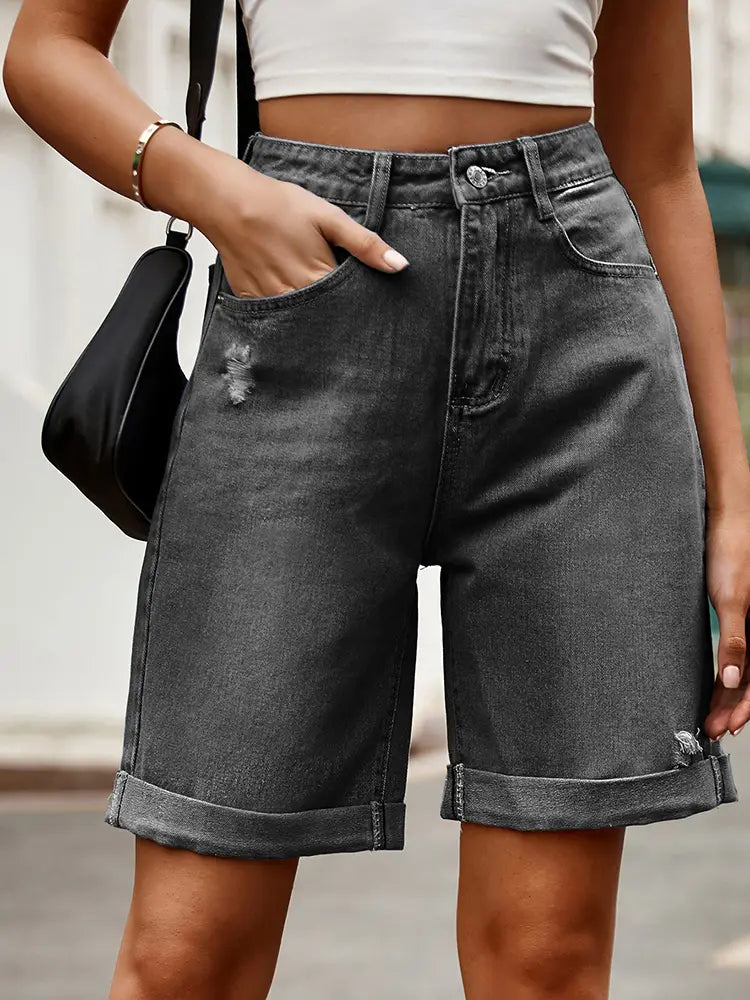 Charlotte™ | Short Bermuda Desgastado