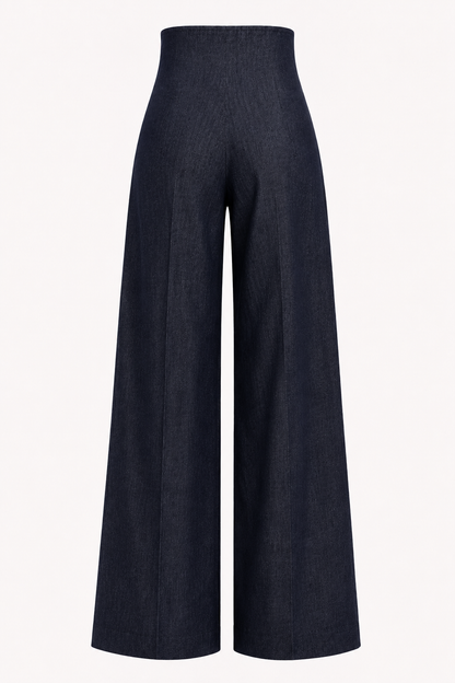 Elara™ | Pantalón Pierna Ancha Caída Fluida