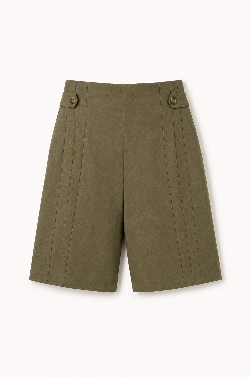 Maren™ | Short Tiro Alto con Botones Laterales