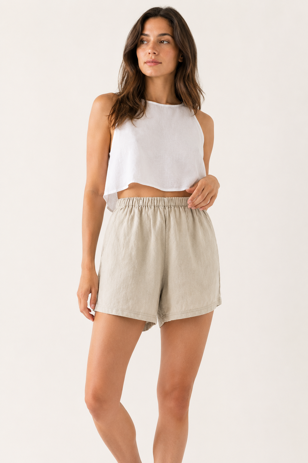 Klara™ | Short Cintura Elástica Pierna Amplia