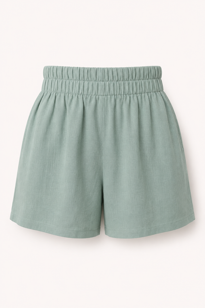 Klara™ | Short Cintura Elástica Pierna Amplia