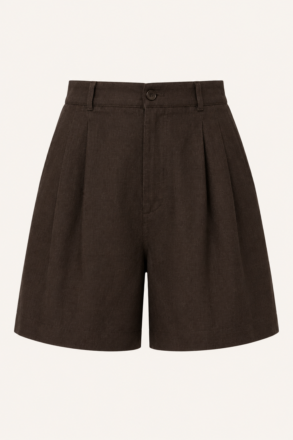 Holly™ | Short de Lino con Trabillas y Cinturón