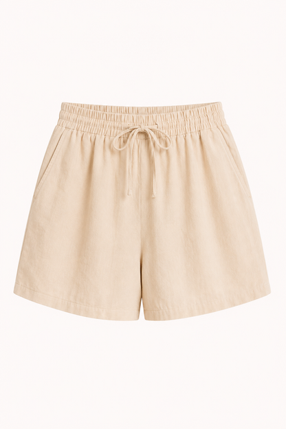 Anja™ | Short de Lino con Cordón