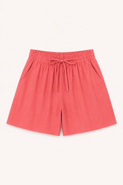 Anja™ | Short de Lino con Cordón