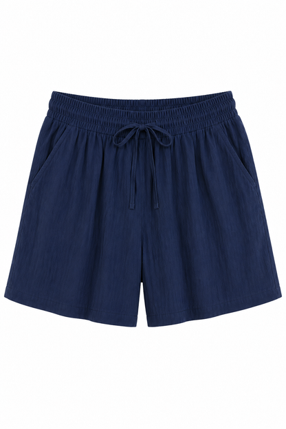 Anja™ | Short de Lino con Cordón