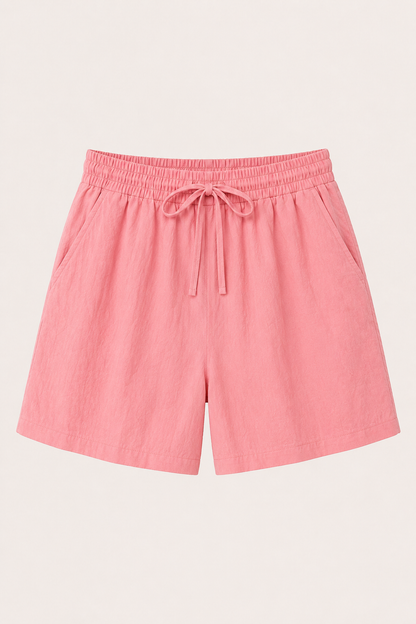 Anja™ | Short de Lino con Cordón