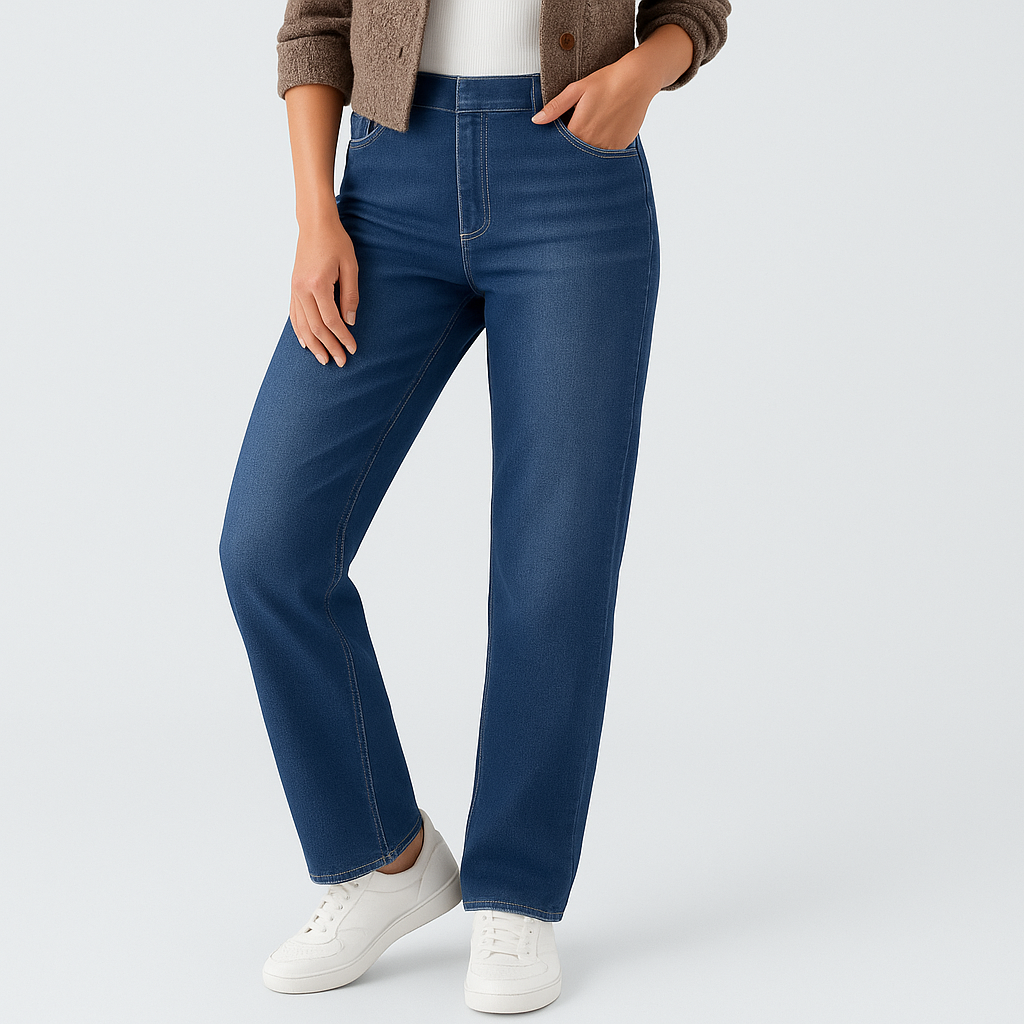 Ariadna™ | Pantalón Cintura Alta Recto Estructurado