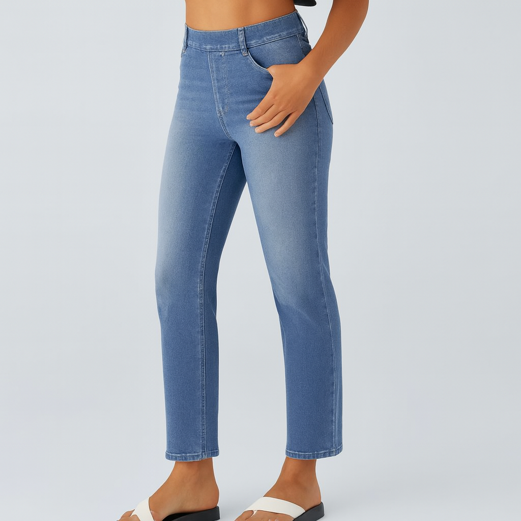 Ariadna™ | Pantalón Cintura Alta Recto Estructurado