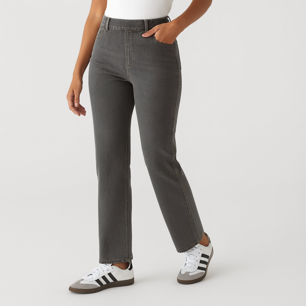Ariadna™ | Pantalón Cintura Alta Recto Estructurado