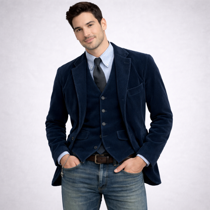 COMPLETO DE 2 PIEZAS: BLAZER Y CHALECO
