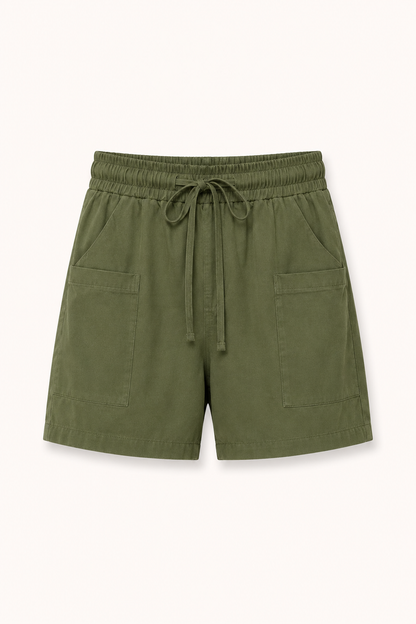 Lanni™ | Short Cintura Elástica con Lazo y Bolsillos