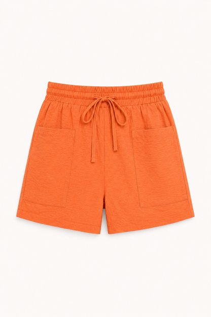 Lanni™ | Short Cintura Elástica con Lazo y Bolsillos