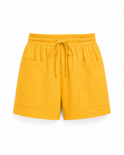 Lanni™ | Short Cintura Elástica con Lazo y Bolsillos