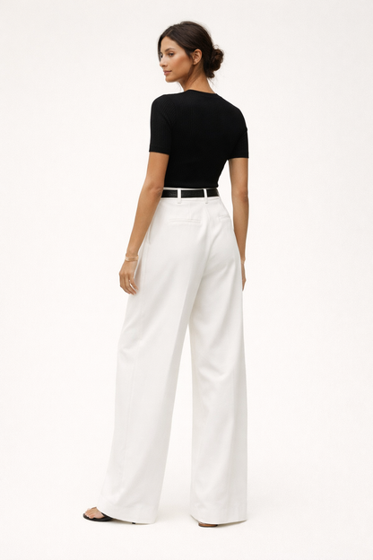 Victoria™ | Pantalón de Pierna Ancha Cintura Alta