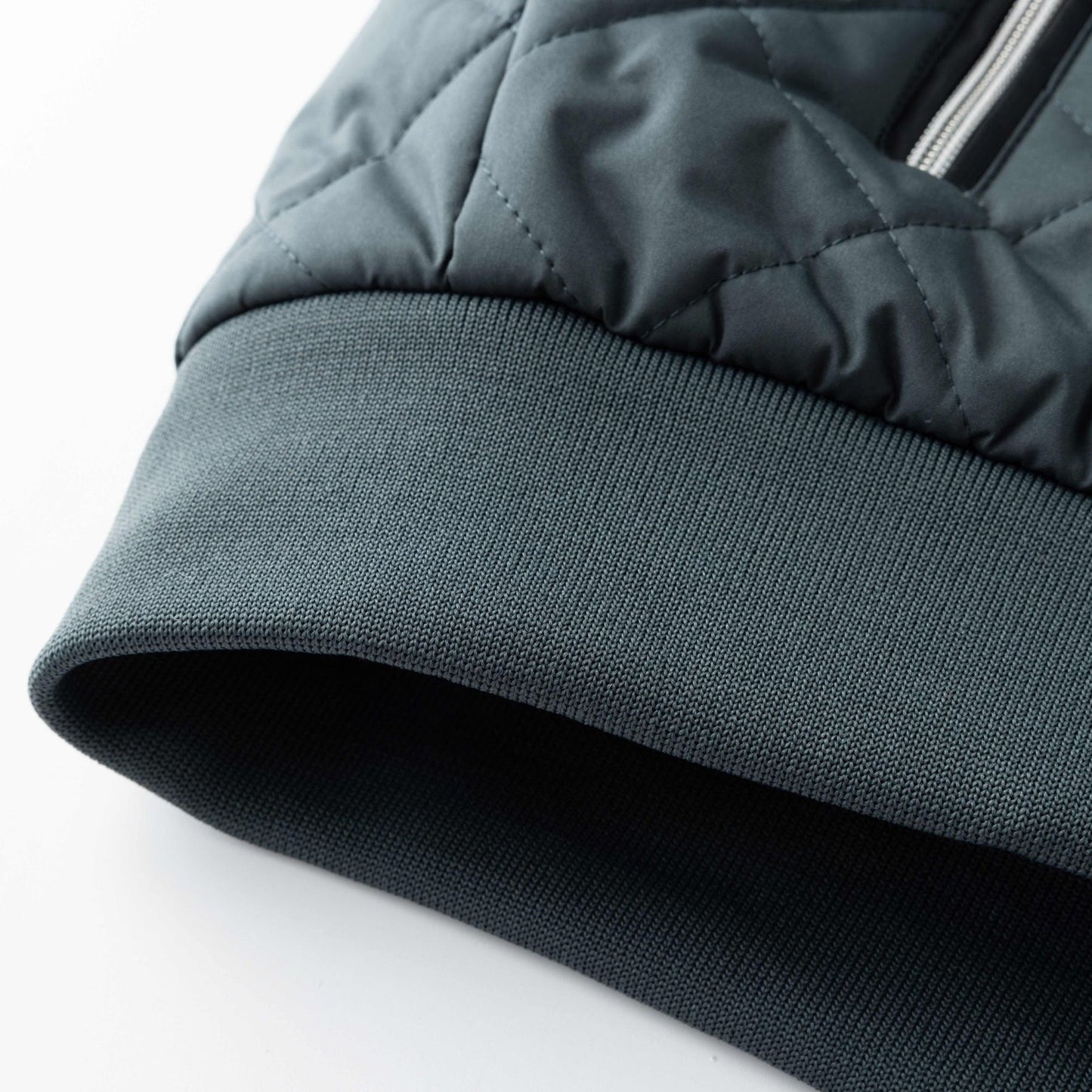 CHAQUETA DE FORRO POLAR A ROMBOS