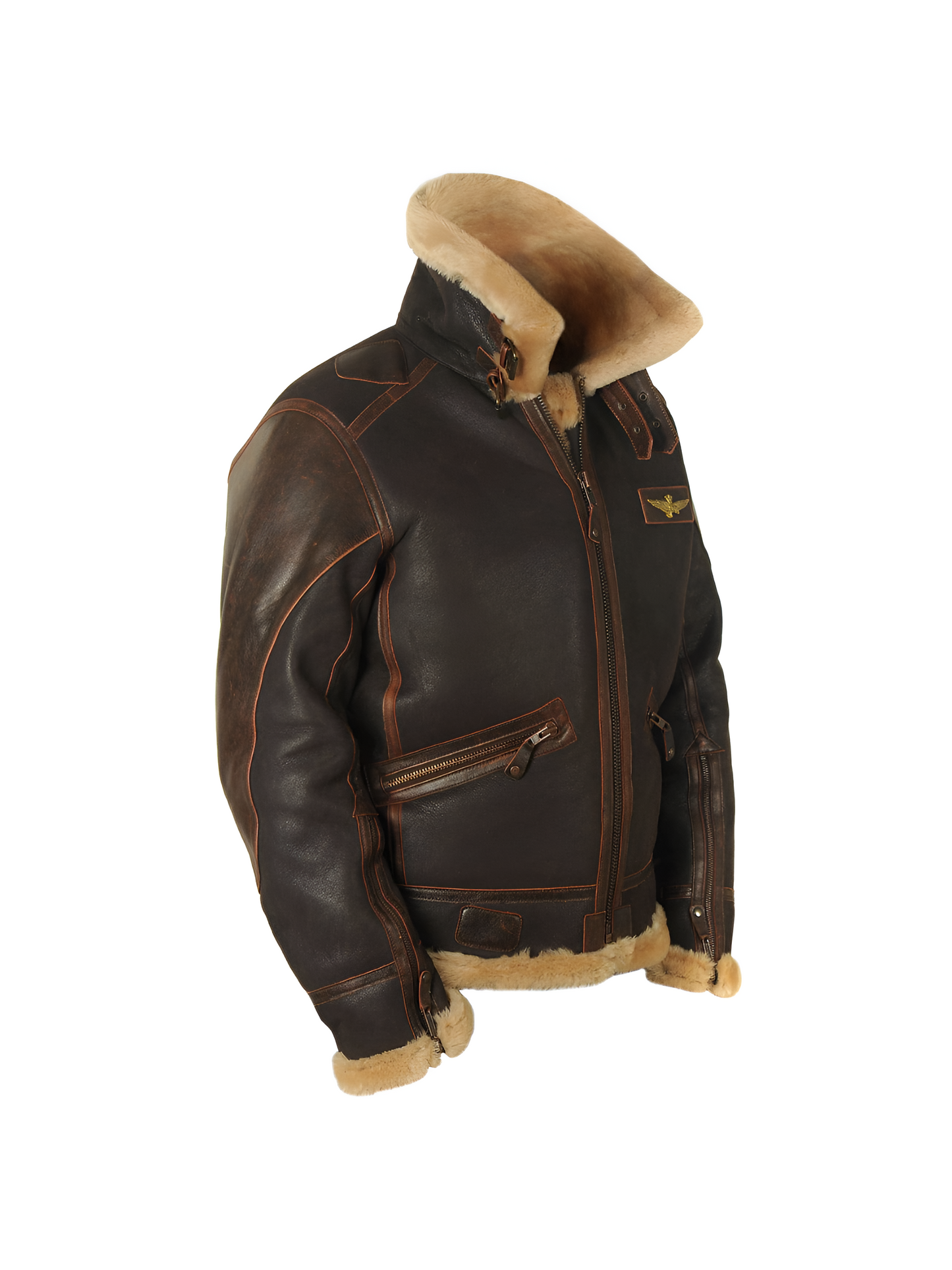 CHAQUETA CLÁSICA DE AVIADOR