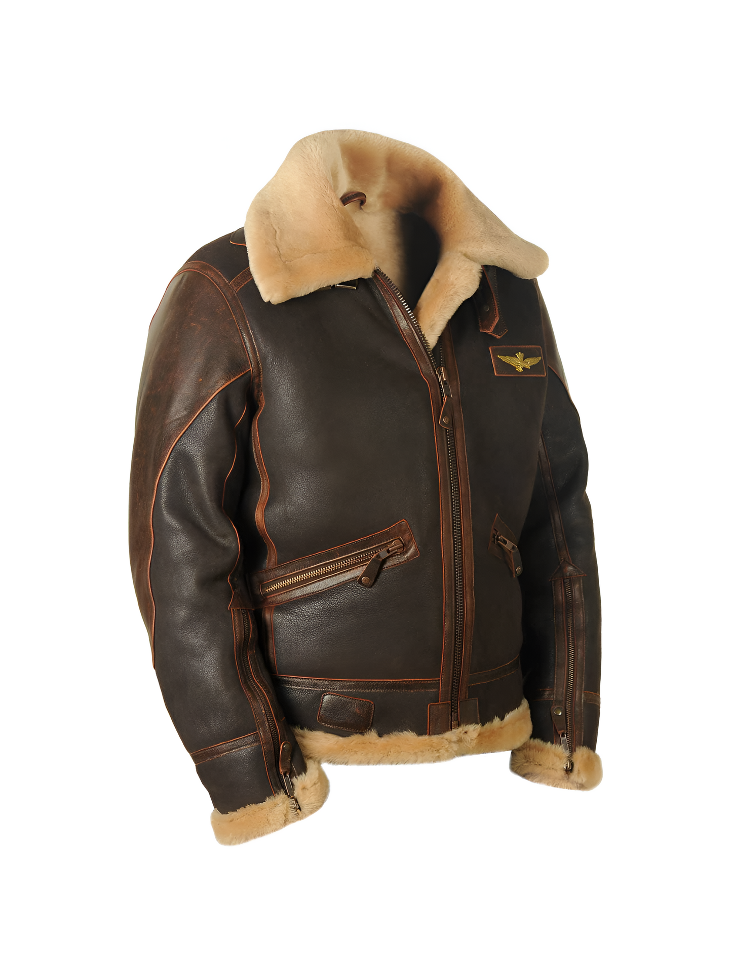 CHAQUETA CLÁSICA DE AVIADOR