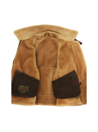 CHAQUETA CLÁSICA DE AVIADOR
