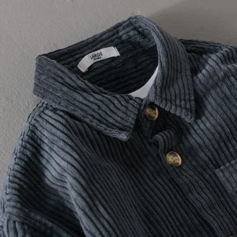 CAMISA DE VELVET A RAYAS
