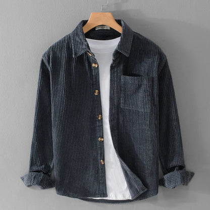 CAMISA DE VELVET A RAYAS