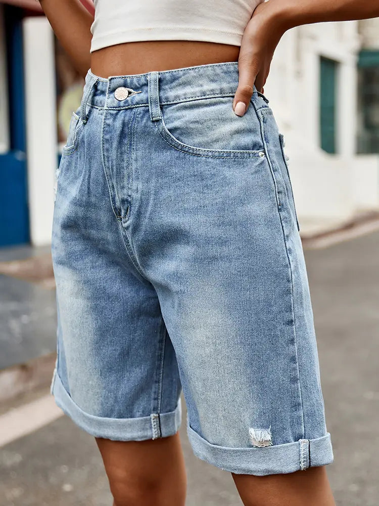 Charlotte™ | Short Bermuda Desgastado