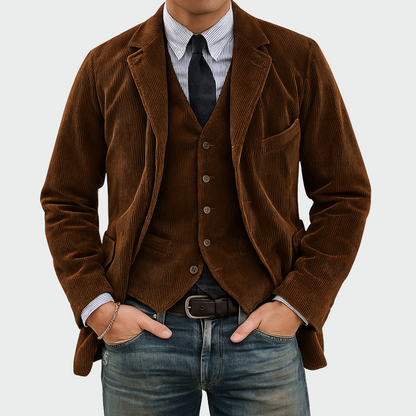 COMPLETO DE 2 PIEZAS: BLAZER Y CHALECO
