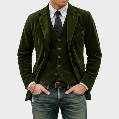 COMPLETO DE 2 PIEZAS: BLAZER Y CHALECO