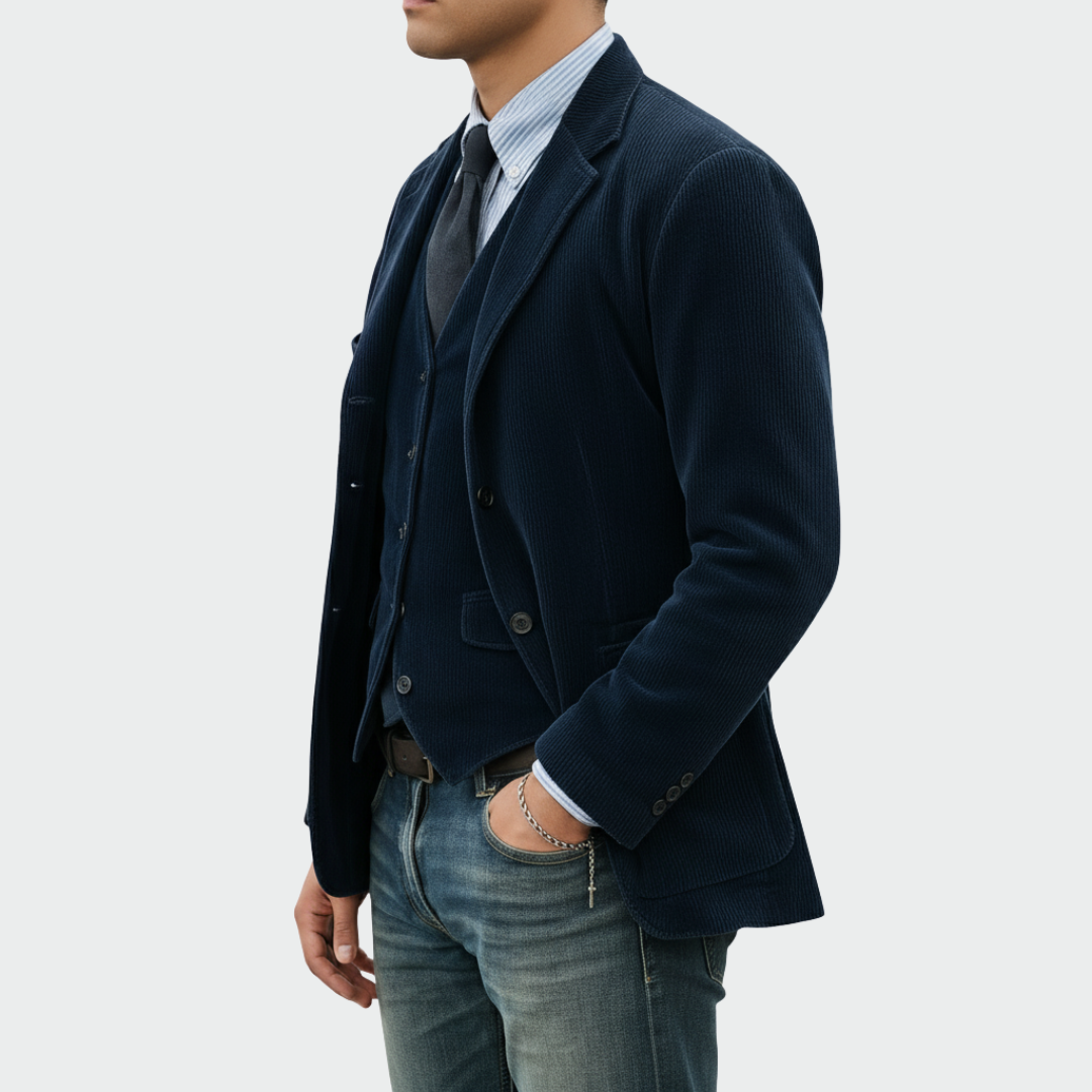 COMPLETO DE 2 PIEZAS: BLAZER Y CHALECO